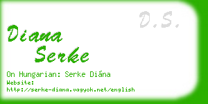diana serke business card